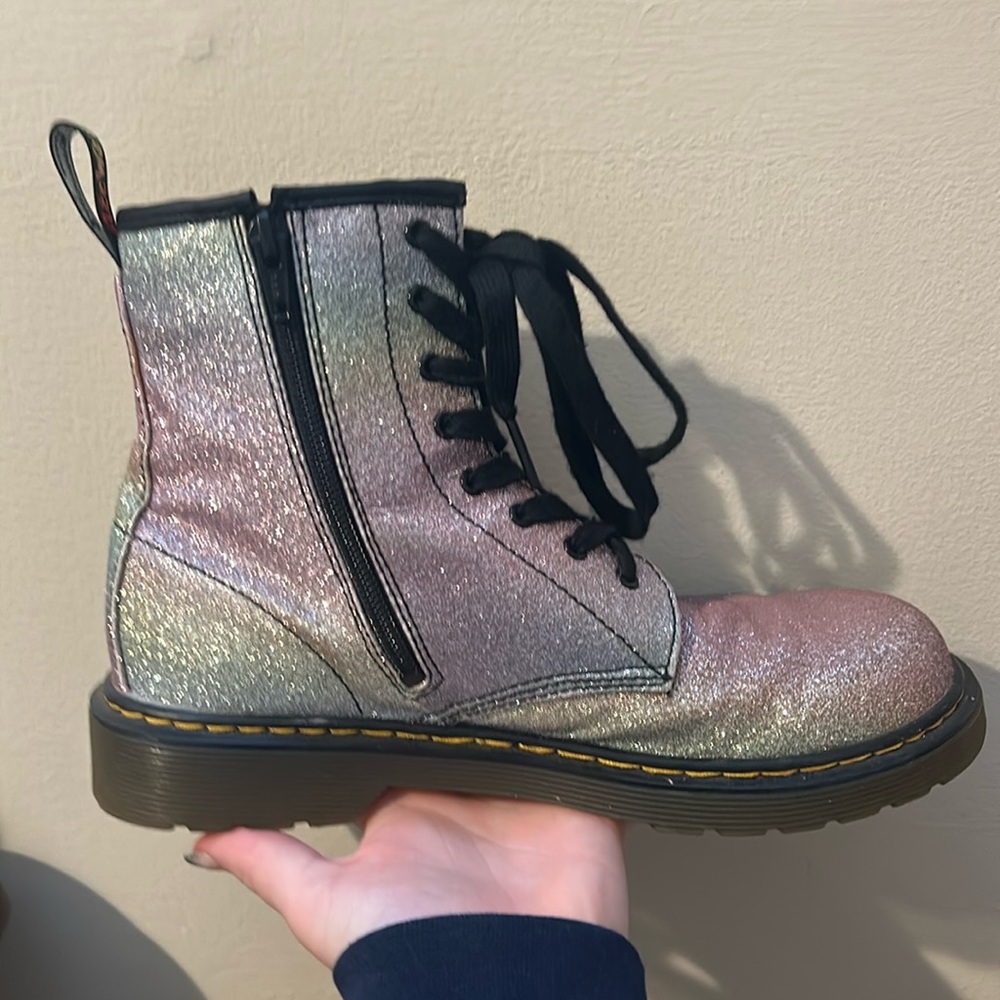 Rainbow Glitter Dr. Martens